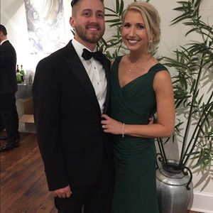 Beautiful Hunter green dress